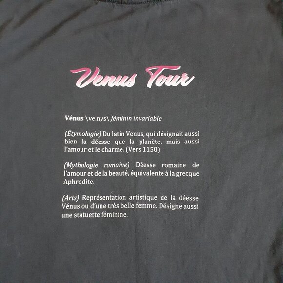 Maje Women's Size 1 (XS/S) Black Venus Goddess Tour Tara Graphic T-Shirt - Picture 12 of 15